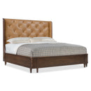  Hooker Furniture 6123-90860-89 Archives California King Leather Bed IMAGE 1