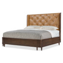  Hooker Furniture 6123-90860-89 Archives California King Leather Bed IMAGE 2