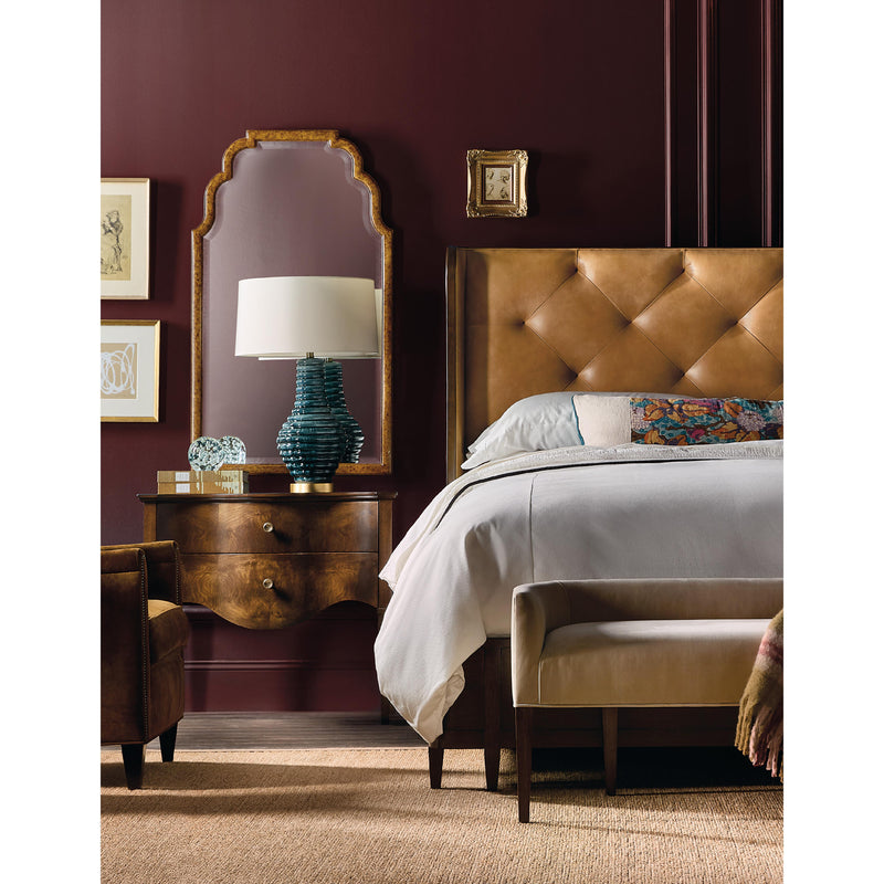  Hooker Furniture 6123-90860-89 Archives California King Leather Bed IMAGE 8