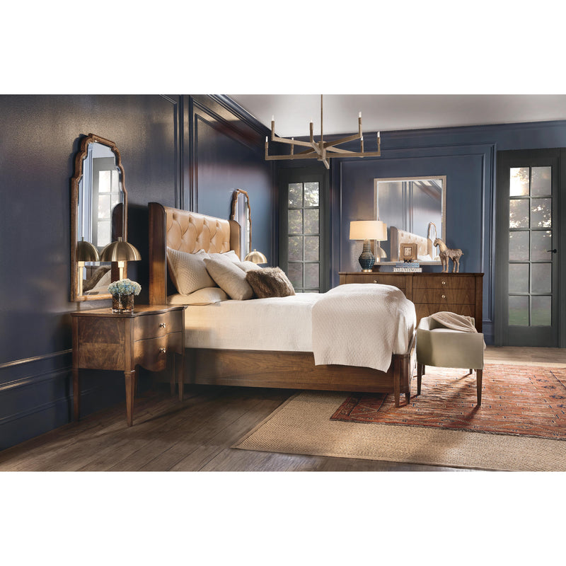  Hooker Furniture 6123-90866-89 Archives King Leather Bed IMAGE 5