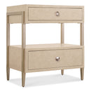  Hooker Furniture 6133-90116-80 Westwood Two-Drawer Nightstand IMAGE 1