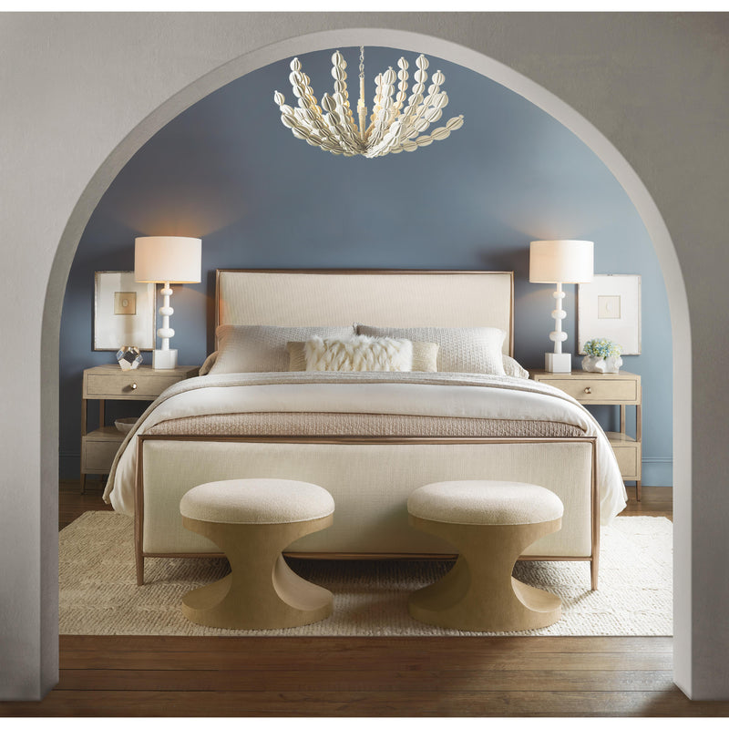  Hooker Furniture 6133-90160-95 Westwood California King Upholstered Metal Bed IMAGE 5