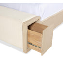  Hooker Furniture 6133-90960-80 Westwood California King Upholstered Storage Bed IMAGE 4