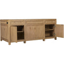  Hooker Furniture 6820-10462-80 Driftwood Executive Desk IMAGE 2