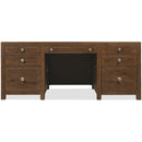  Hooker Furniture 6820-10462-85 Driftwood Executive Desk IMAGE 5