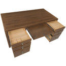  Hooker Furniture 6820-10462-85 Driftwood Executive Desk IMAGE 7