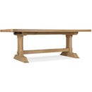  Hooker Furniture 6820-75200-80 Driftwood Rectangle Dining Table with Two 20-inch Leaves IMAGE 1