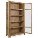  Hooker Furniture 6820-75906-80 Driftwood Display Cabinet IMAGE 2