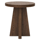  Hooker Furniture 6820-80213-85 Driftwood Round End Table IMAGE 2