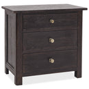  Hooker Furniture 6820-90116-99 Driftwood Three-Drawer Nightstand IMAGE 1