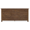  Hooker Furniture 6820-90202-85 Driftwood Eight-Drawer Dresser IMAGE 3