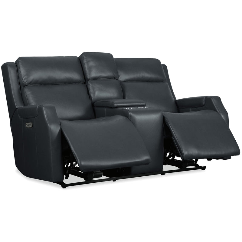  Hooker Furniture SS836-PHZLC2-049 Nelson Zero Gravity Power Console Loveseat with Power Headrests and Lumbar IMAGE 4