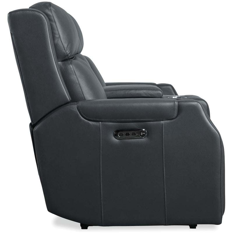  Hooker Furniture SS836-PHZLC2-049 Nelson Zero Gravity Power Console Loveseat with Power Headrests and Lumbar IMAGE 5