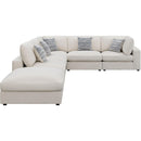  Coaster Furniture Serene 551321-SET 6 pc Upholstered Modular Sectional - Beige IMAGE 5