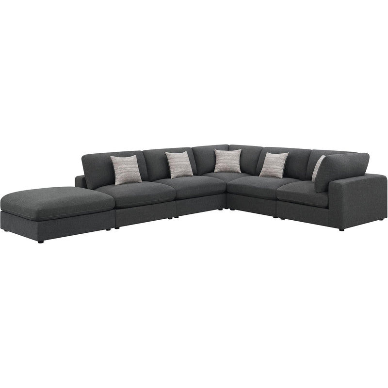 Coaster Furniture Serene Fabric 6 pc Sectional 551324-SET IMAGE 1
