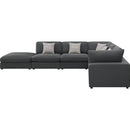  Coaster Furniture Serene 551324-SET 6 pc Upholstered Modular Sectional - Charcoal IMAGE 3