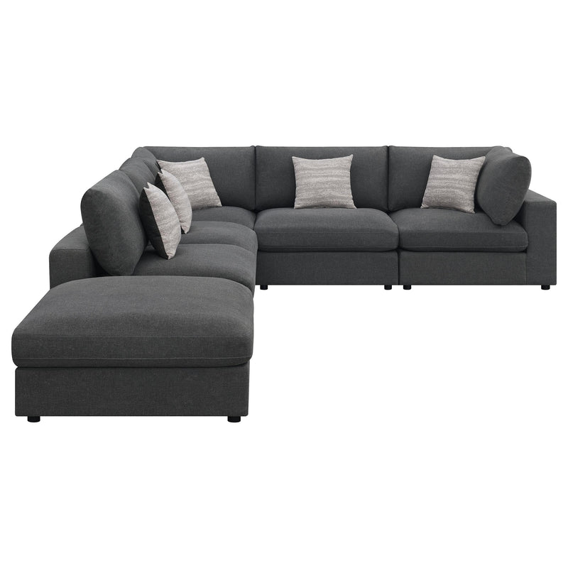 Coaster Furniture Serene Fabric 6 pc Sectional 551324-SET IMAGE 5
