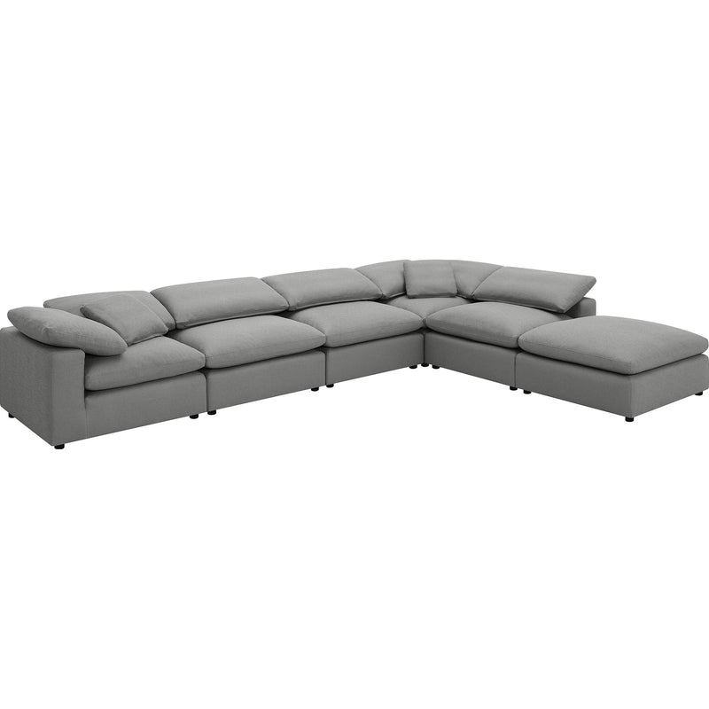Coaster Furniture Raleigh 551754-SET 6 pc Boucle Upholstered Modular Sectional - Grey IMAGE 2