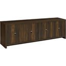  Coaster Furniture Laughlin 724123-SET 3-piece Entertainment Center TV Stand - Dark Pine IMAGE 8