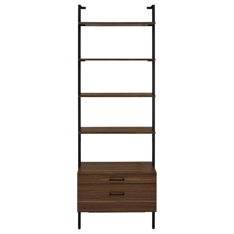  Coaster Furniture Owens 980074-S3 3-piece 96-inch Wall Mounted Bookshelf Set - Walnut IMAGE 5