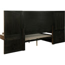 Coaster Furniture Terrace 224900KW-S3P California King Wall Panel Storage Bed - Ash Brown IMAGE 4