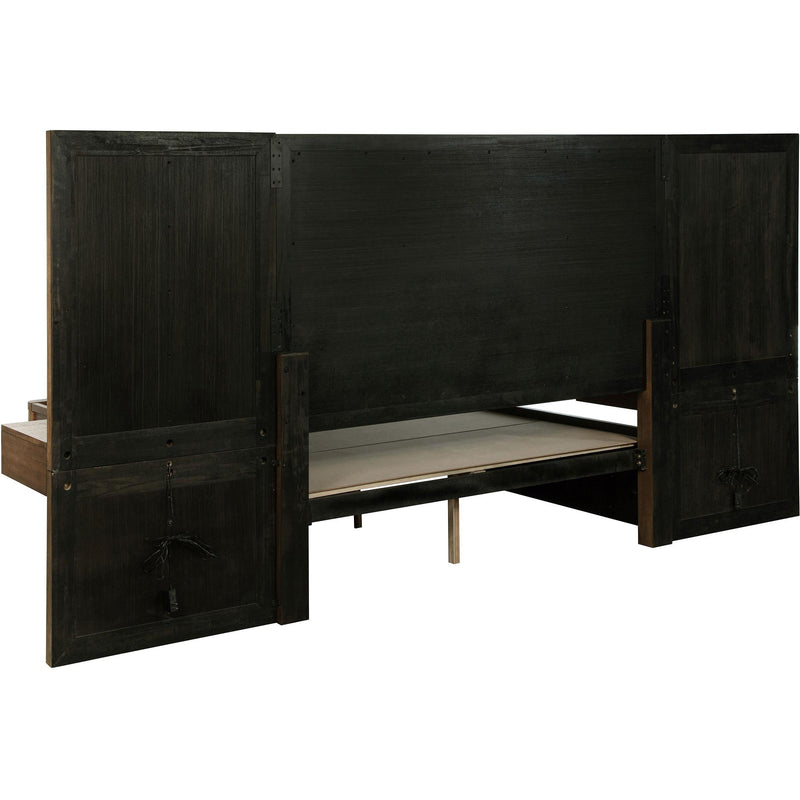  Coaster Furniture Terrace 224900KW-S3P California King Wall Panel Storage Bed - Ash Brown IMAGE 4