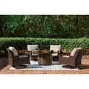  Signature Design by Ashley Monterey Point PCP760-776 Round Fire Pit Table IMAGE 7