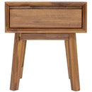  LH Imports Gia 1-Drawer Nightstand GIA001-BRN IMAGE 4