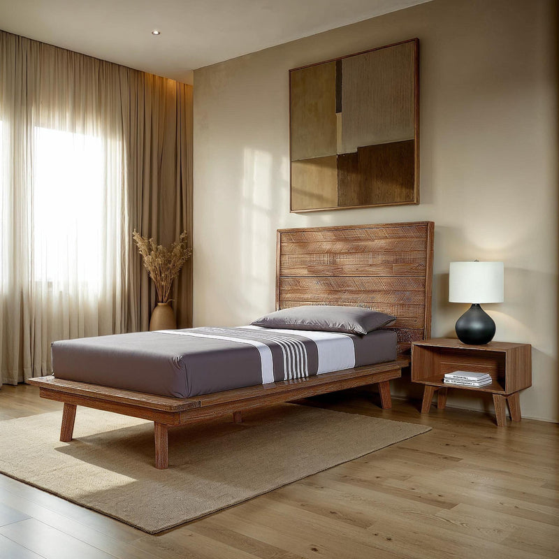  LH Imports Gia Twin Panel Bed GIA001SB-BRN IMAGE 2