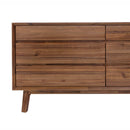  LH Imports Gia 6 Drawer Dresser - Warm Pecan GIA006-BRN IMAGE 11
