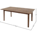  LH Imports Gia Dining Table GIA011-BRN IMAGE 3