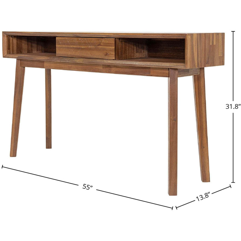 LH Imports Gia Console Table GIA012-BRN IMAGE 3
