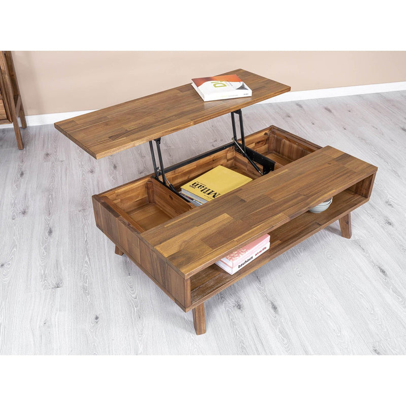  LH Imports Gia Lift Top Coffee Table GIA032-LT-BRN IMAGE 2