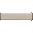  LH Imports Remix Upholstered Bench - Cream REM017-LN IMAGE 7