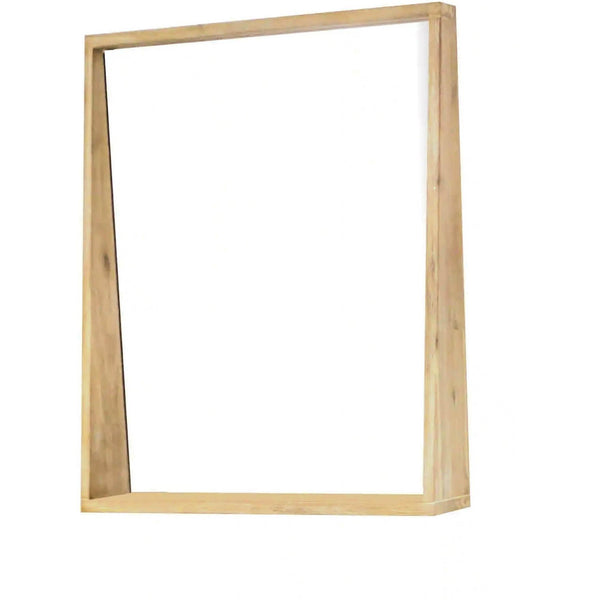  LH Imports Gia Mirror 28-inch in Solid Acacia Frame MILES BTH06-28 IMAGE 1