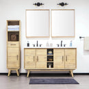  LH Imports Gia Mirror 28-inch in Solid Acacia Frame MILES BTH06-28 IMAGE 4