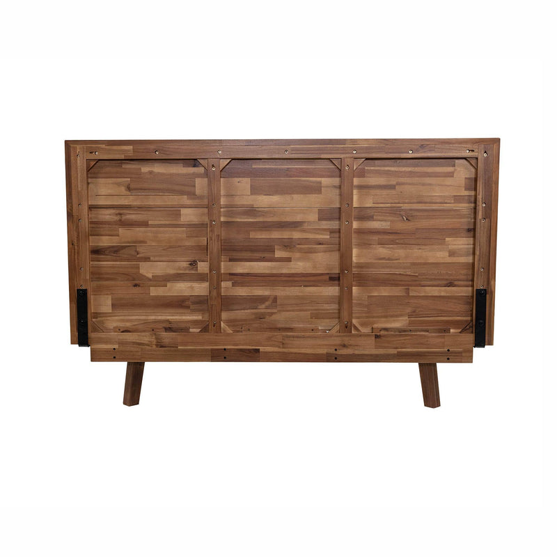  LH Imports Gia King Bed - Warm Pecan GIA001KB-BRN IMAGE 6