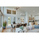  LH Imports Gia Small Extension Dining Table 55/71" - Light Driftwood GIA010 IMAGE 10