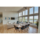  LH Imports Gia Small Extension Dining Table 55/71" - Light Driftwood GIA010 IMAGE 13