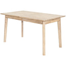  LH Imports Gia Small Extension Dining Table 55/71" - Light Driftwood GIA010 IMAGE 1
