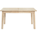  LH Imports Gia Small Extension Dining Table 55/71" - Light Driftwood GIA010 IMAGE 4