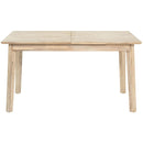  LH Imports Gia Small Extension Dining Table 55/71" - Light Driftwood GIA010 IMAGE 6