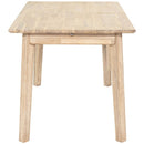  LH Imports Gia Small Extension Dining Table 55/71" - Light Driftwood GIA010 IMAGE 7