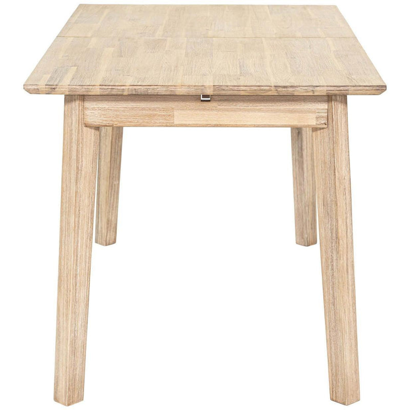  LH Imports Gia Small Extension Dining Table 55/71" - Light Driftwood GIA010 IMAGE 7
