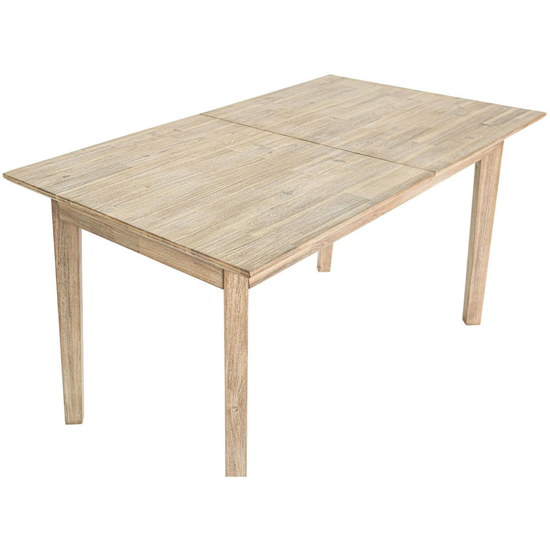  LH Imports Gia Small Extension Dining Table 55/71" - Light Driftwood GIA010 IMAGE 8