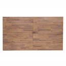  LH Imports Gia Small Extension Dining Table 55/71" - Light Driftwood GIA010-BRN IMAGE 11