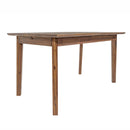  LH Imports Gia Small Extension Dining Table 55/71" - Light Driftwood GIA010-BRN IMAGE 13