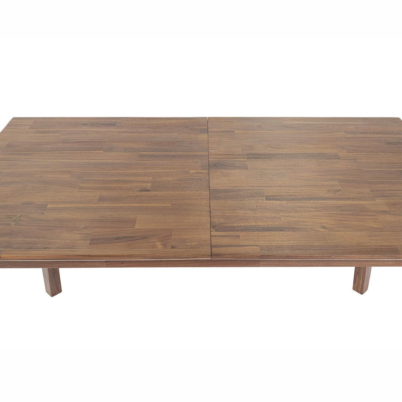 LH Imports Gia Small Extension Dining Table 55/71" - Light Driftwood GIA010-BRN IMAGE 15