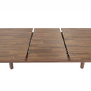  LH Imports Gia Small Extension Dining Table 55/71" - Light Driftwood GIA010-BRN IMAGE 18