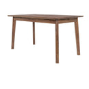  LH Imports Gia Small Extension Dining Table 55/71" - Light Driftwood GIA010-BRN IMAGE 1